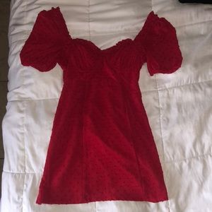 Red holiday dress